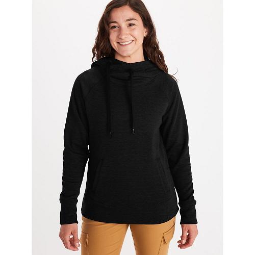 Marmot Rowan Clothes - Womens Hoodies Black CA4657091 Canada